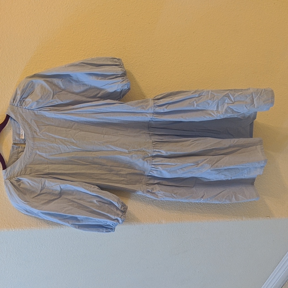 Prologue light blue drop waist short dress size XS